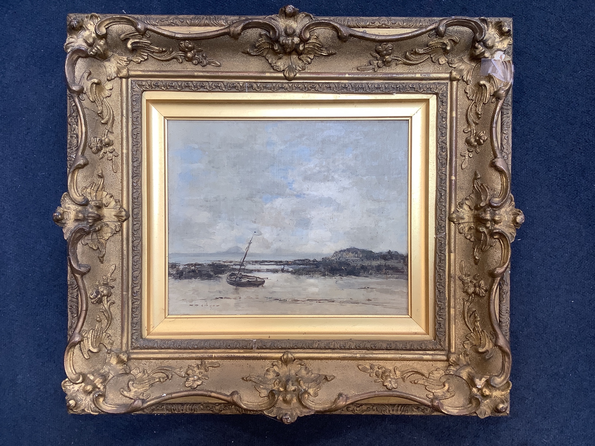 William Alfred Gibson (1866-1931), The Ufay from Arran, Oil on panel, 22.5 x 28cm.